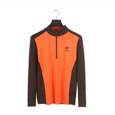 Jerseys deportivos activos con cremallera de 1/4 para hombre